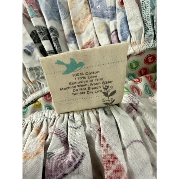 NEW Matilda Jane Platinum Sew It Seems Fancy Shasta Sleeveless Green Blue Dress - Picture 7 of 8